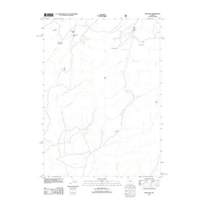 2012 Map of Reno Hill, 2012 Print