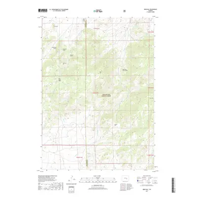 2017 Map of Reno Hill, 2017 Print