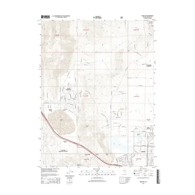 2015 Map of Reno NW, 2015 Print