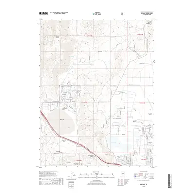 2018 Map of Reno NW, 2018 Print