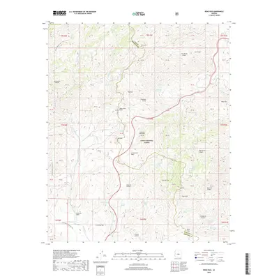 2018 Map of Reno Pass, 2018 Print