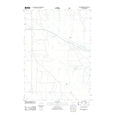 2012 Map of Reno Reservoir, 2012 Print
