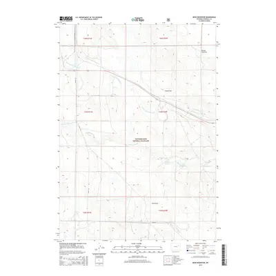 2015 Map of Reno Reservoir, 2015 Print