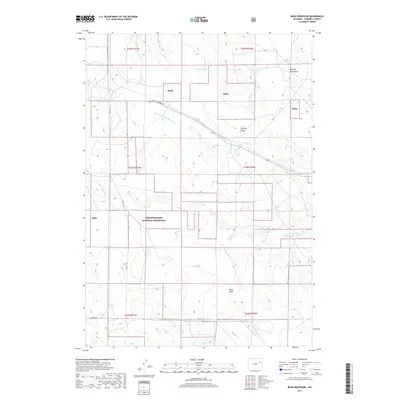 2017 Map of Reno Reservoir, 2017 Print