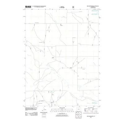 2011 Map of Reno Reservoir, 2011 Print