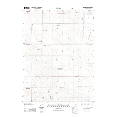 2013 Map of Reno Reservoir, 2013 Print