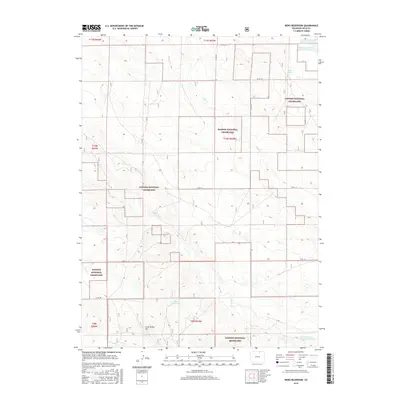 2016 Map of Reno Reservoir, 2016 Print