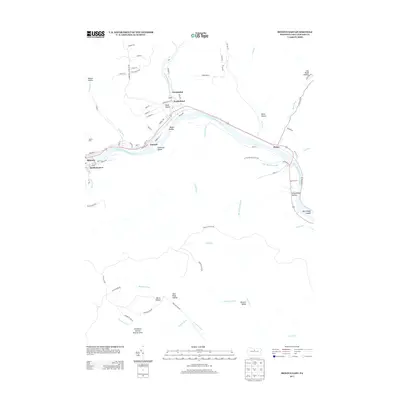 2013 Map of Renovo East, 2013 Print