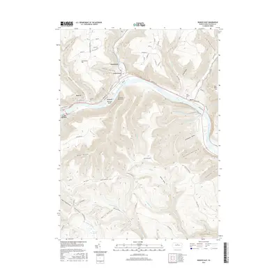2016 Map of Renovo East, 2016 Print