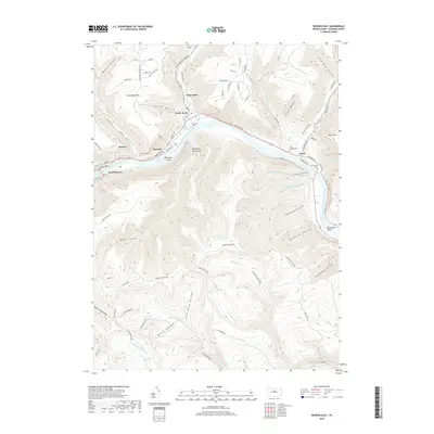 2019 Map of Renovo East, 2019 Print