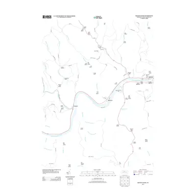 2013 Map of Renovo West, 2013 Print