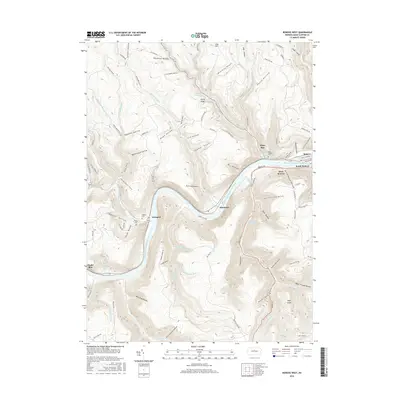 2016 Map of Renovo West, 2016 Print