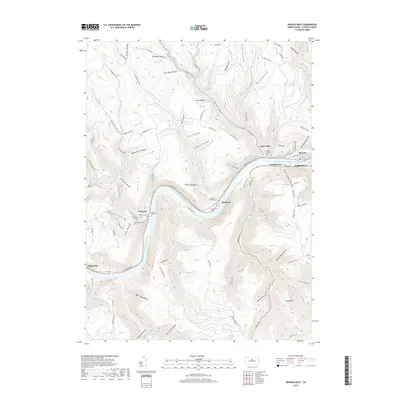 2019 Map of Renovo West, 2019 Print