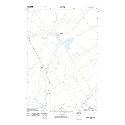 2010 Map of Rensselaer Falls, 2010 Print