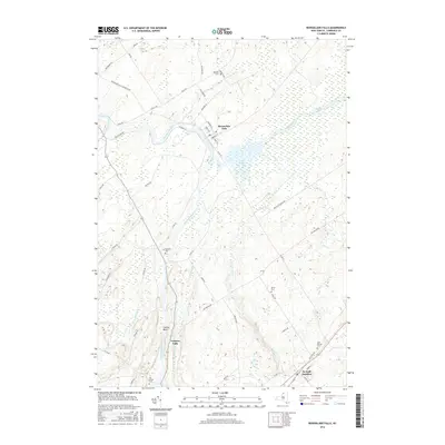 2016 Map of Rensselaer Falls, 2016 Print