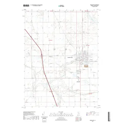 2019 Map of Rensselaer, 2019 Print