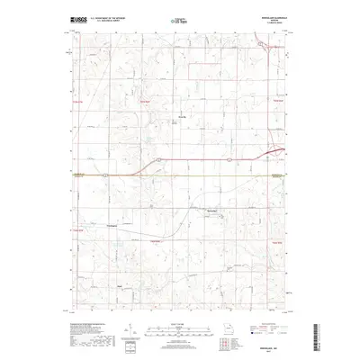 2017 Map of Rensselaer, 2017 Print