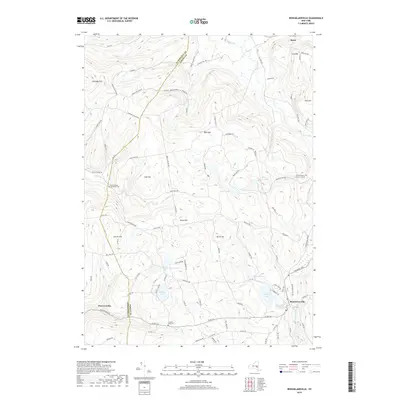 2019 Map of Rensselaerville, 2019 Print