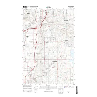 2014 Map of Renton, 2014 Print