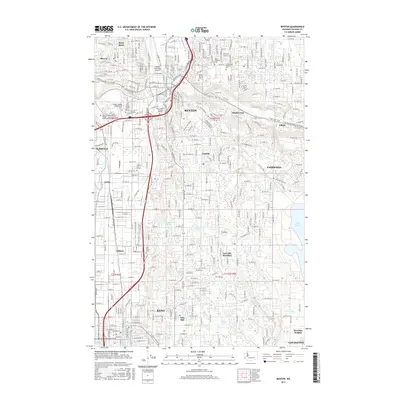 2017 Map of Renton, 2017 Print