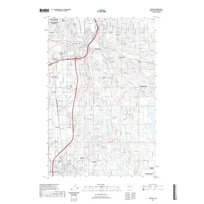 2020 Map of Renton, 2020 Print