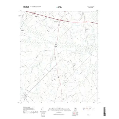 2020 Map of Rentz, 2020 Print