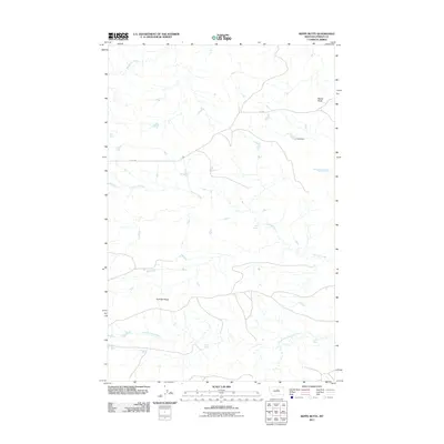 2011 Map of Reppe Butte, 2011 Print