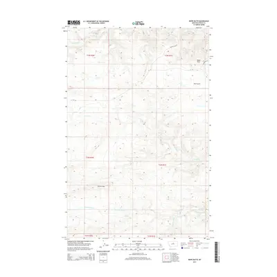 2014 Map of Reppe Butte, 2014 Print