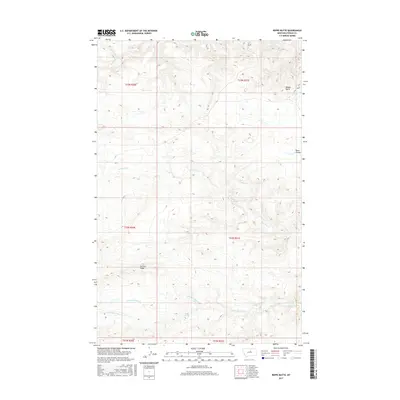 2017 Map of Reppe Butte, 2017 Print