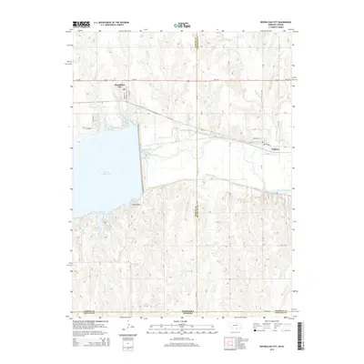 2014 Map of Republican City, 2014 Print
