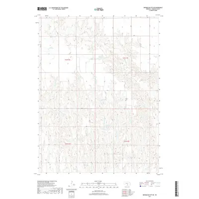 2017 Map of Republican City NE, 2017 Print