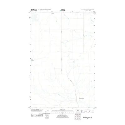 2011 Map of Reservoir Coulee, 2011 Print