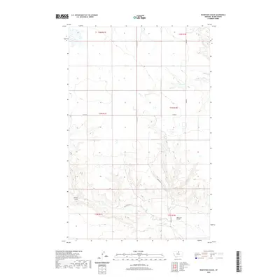 2020 Map of Reservoir Coulee, 2020 Print
