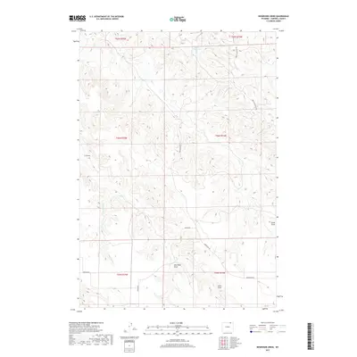 2017 Map of Reservoir Creek, 2017 Print