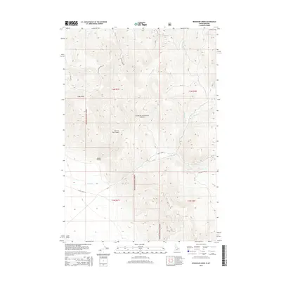 2014 Map of Reservoir Creek, 2014 Print
