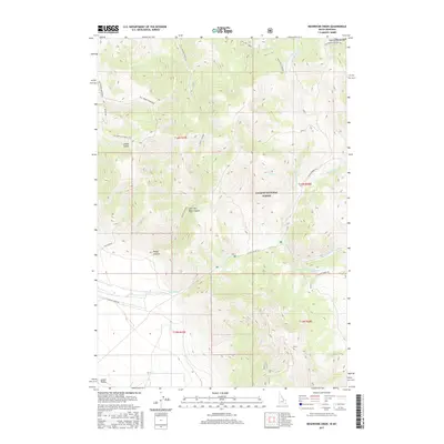 2017 Map of Reservoir Creek, 2017 Print