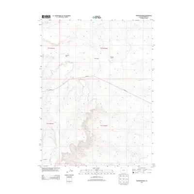 2013 Map of Reservoir Draw, 2013 Print