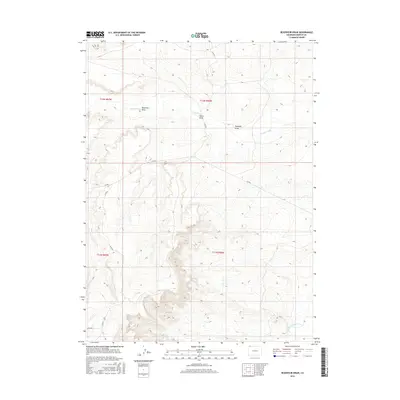 2016 Map of Reservoir Draw, 2016 Print