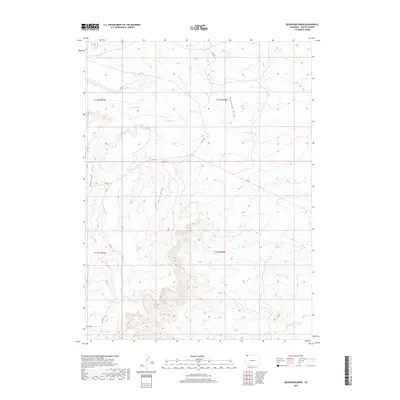 2019 Map of Reservoir Draw, 2019 Print