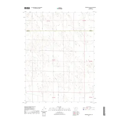 2017 Map of Reservoir Lake SW, 2017 Print