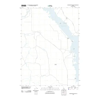 2010 Map of Reservoir Mountain, 2010 Print