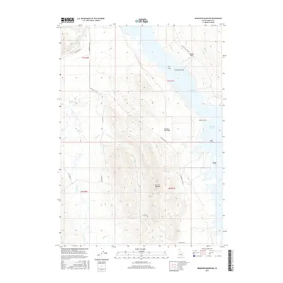 2017 Map of Reservoir Mountain, 2017 Print