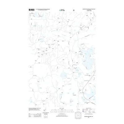 2013 Map of Reservoir Pond, 2013 Print