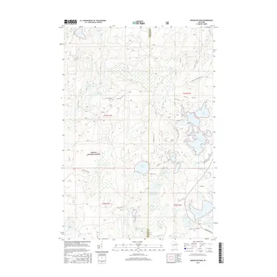 2015 Map of Reservoir Pond, 2015 Print