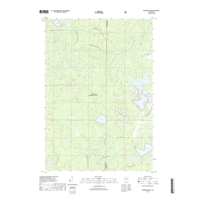 2018 Map of Reservoir Pond, 2018 Print