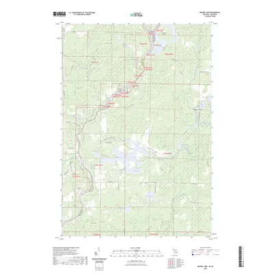 2023 Map of Resort Lake, 2023 Print