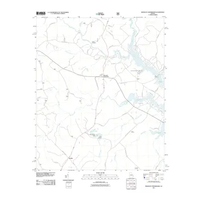 2011 Map of Resseaus Crossroads, 2011 Print