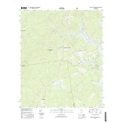 2017 Map of Resseaus Crossroads, 2017 Print