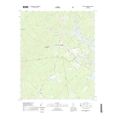2020 Map of Resseaus Crossroads, 2020 Print