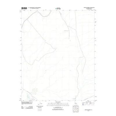 2012 Map of Resting Spring, 2012 Print